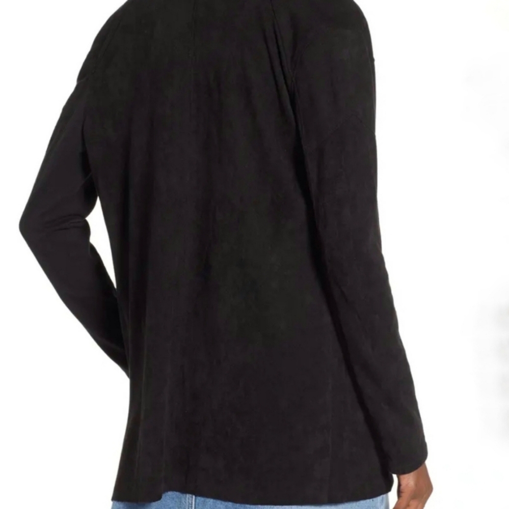 Blank NYC black Cloud Nine drape jacket - Picture 5 of 11